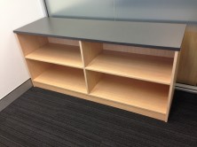 Ecotech Credenza Open Bookcase With Adjustable Shelves. 1800 L X 450 W X 725 H